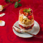 Strawberry layer dessert breakfast recipe