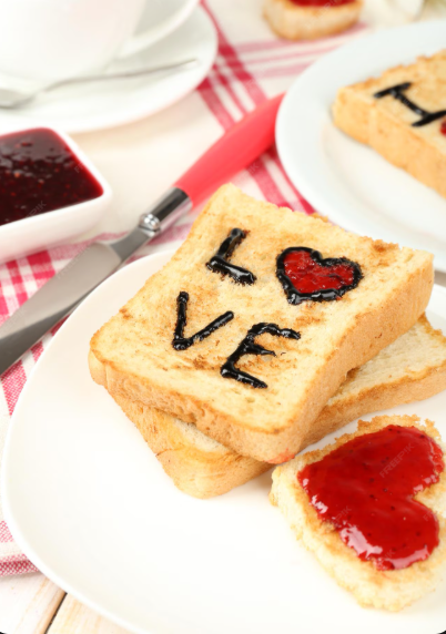 Valentines breakfast recipe