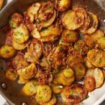 Lyonnaise potatoes appetizer
