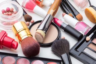 Expired makeup and sunscreen